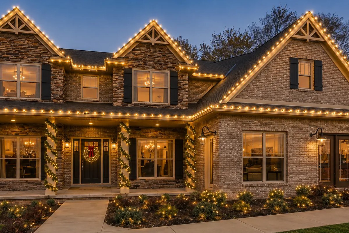 Holiday lighting — After