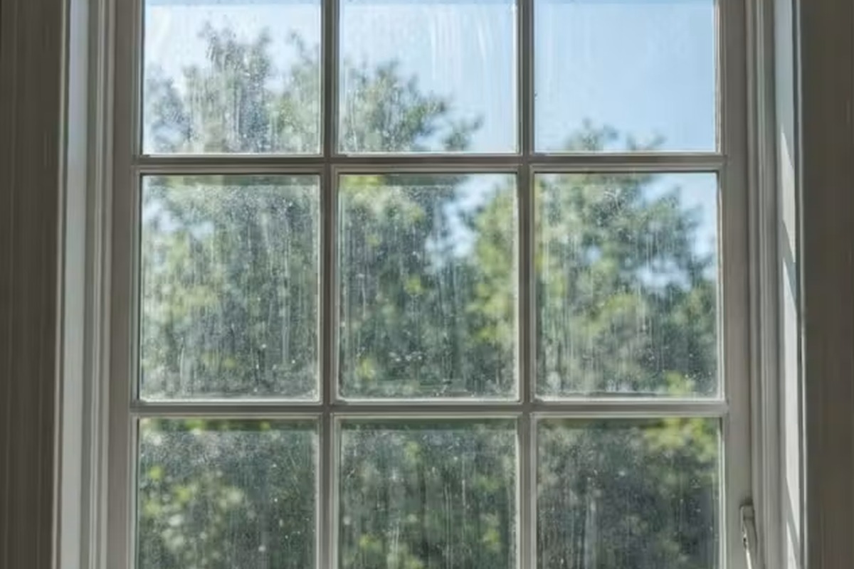 Window cleaning — Before